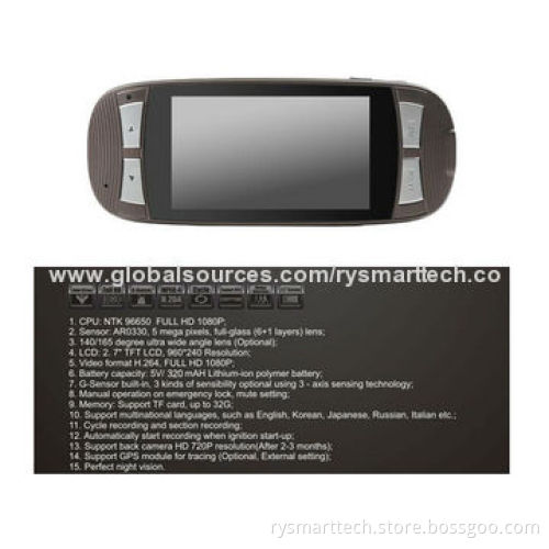 Super Night Vision HD1080P NTK96550 Car Camera